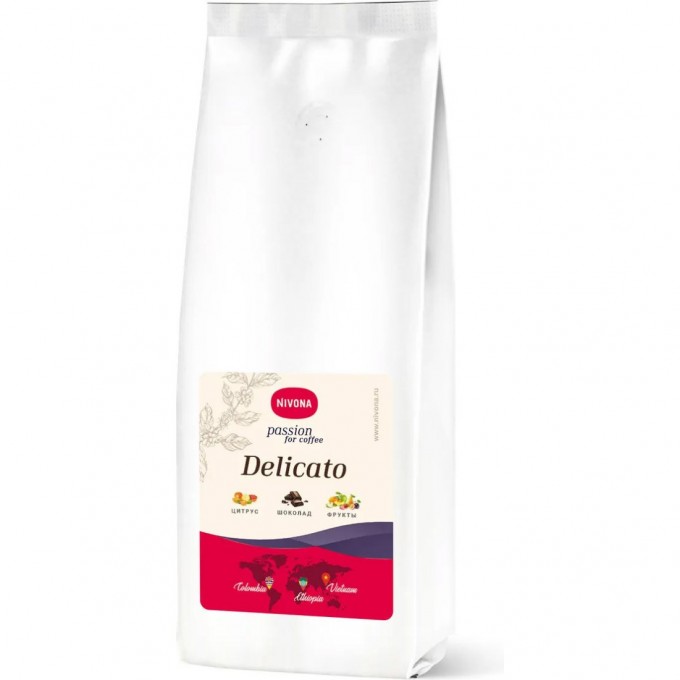 Кофе в зернах NIVONA DELICATO 1000g KOFE-DELICATO-1000